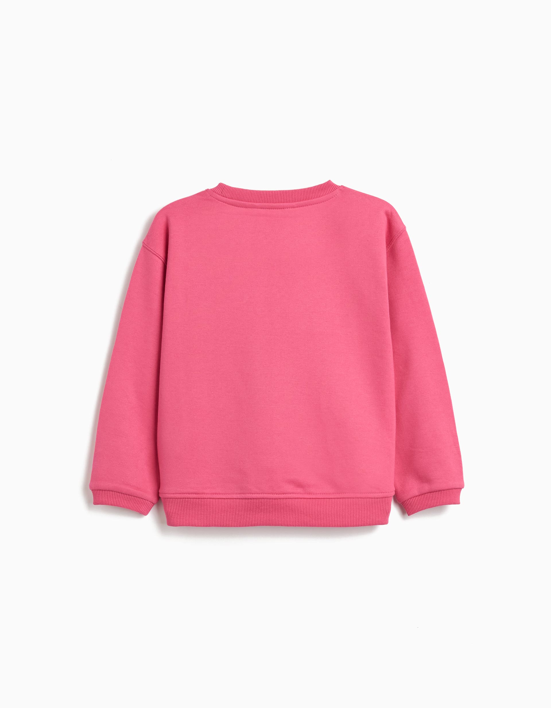 Sweatshirt de Felpa, Menina, Rosa Escuro