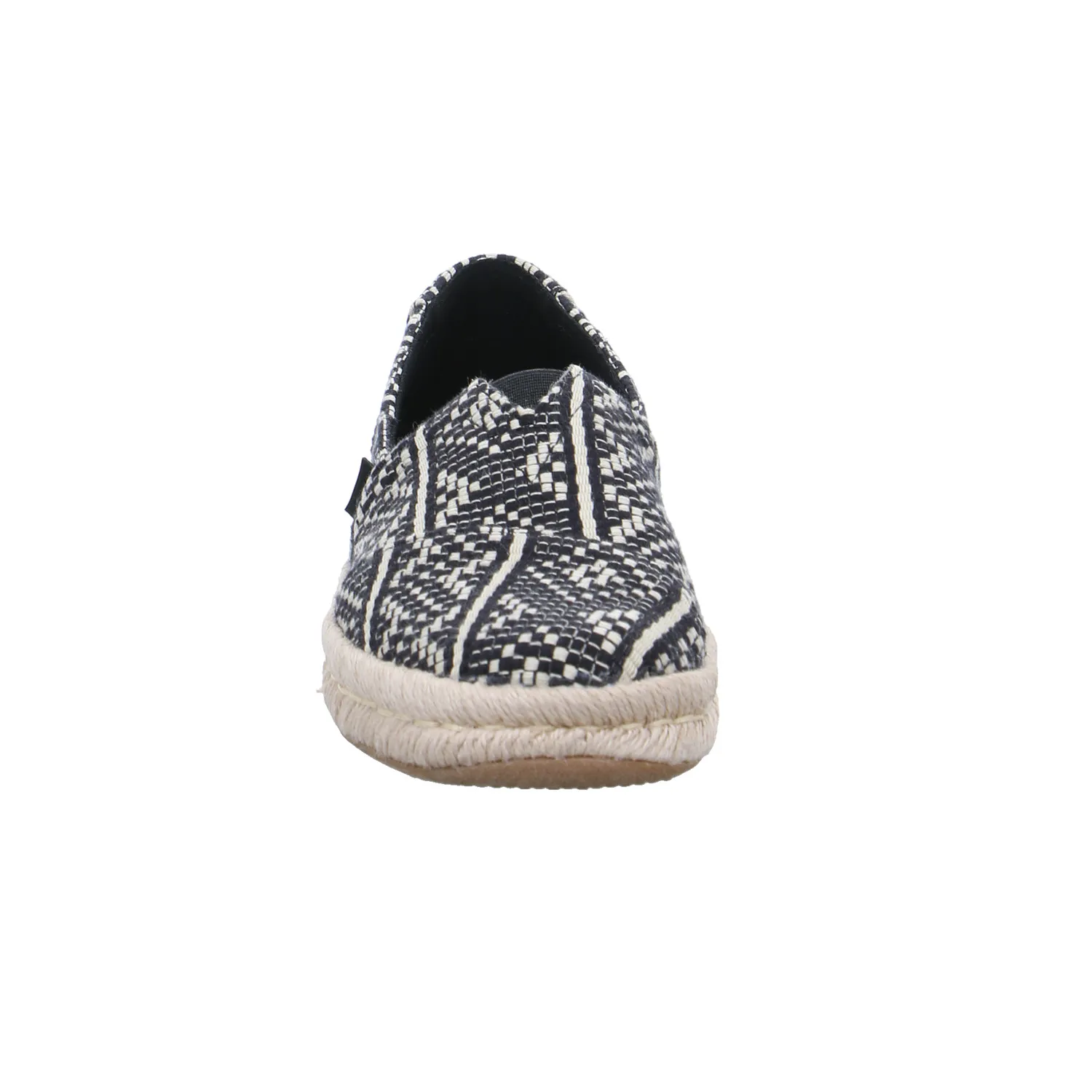 TOMS Espadrille Schwarz Textil
