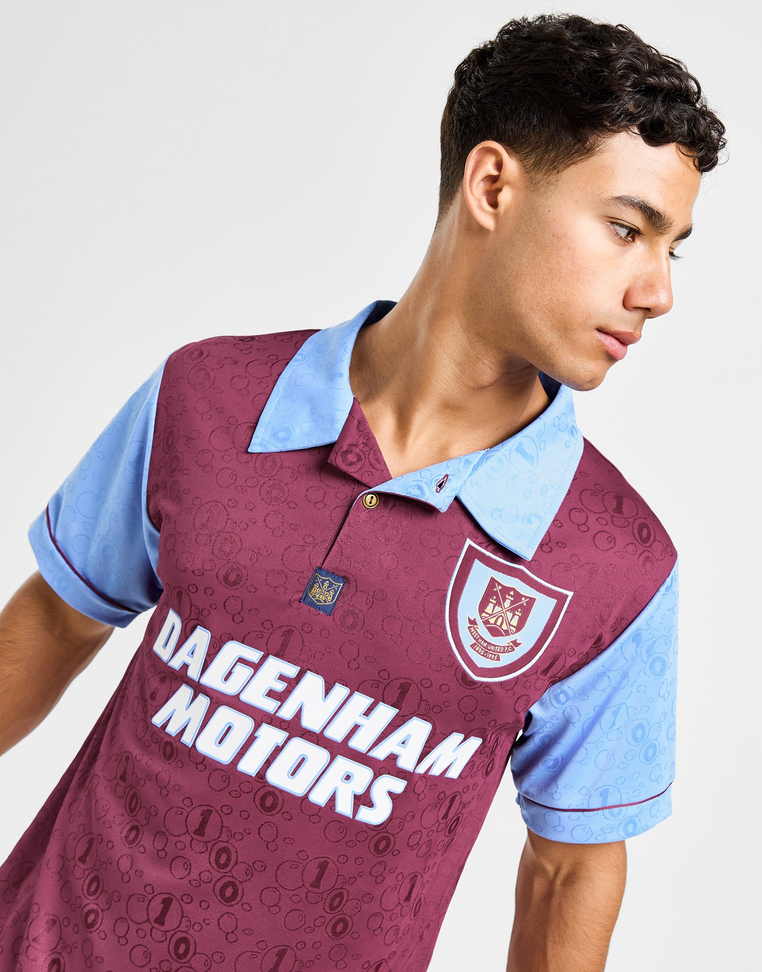 Score Draw Maillot West Ham United '95 Rétro Match Domicile