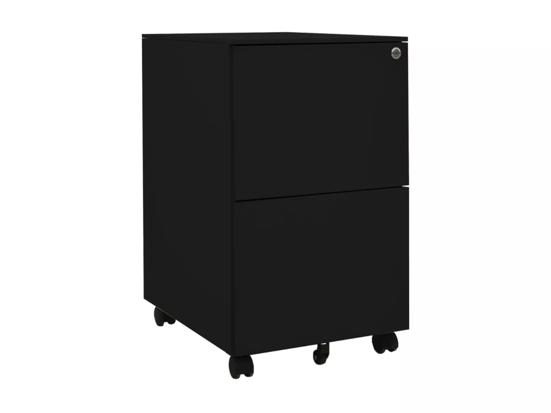 Classeur mobile Noir 39x45x67 Acier