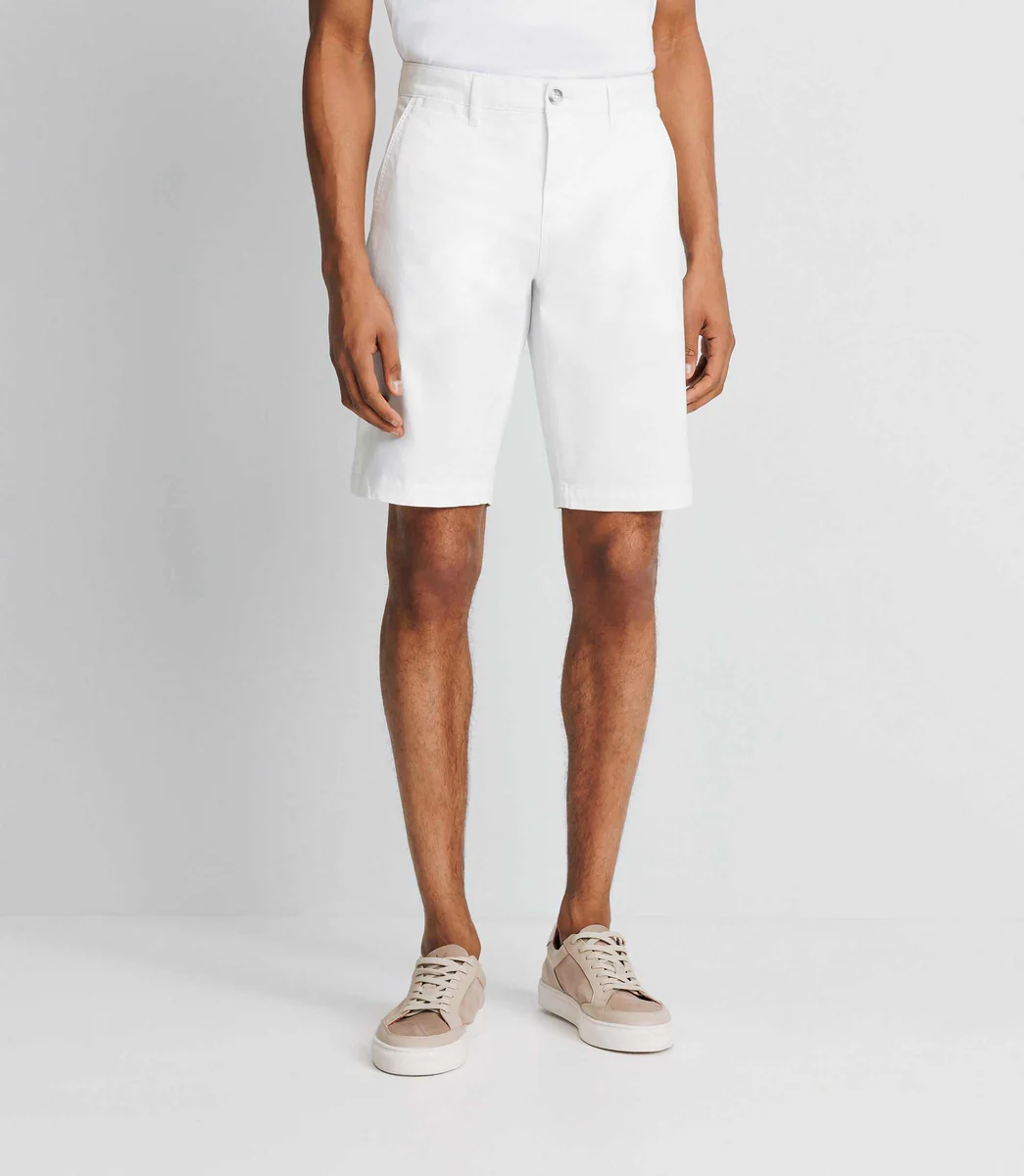 Bermuda stretch blanc