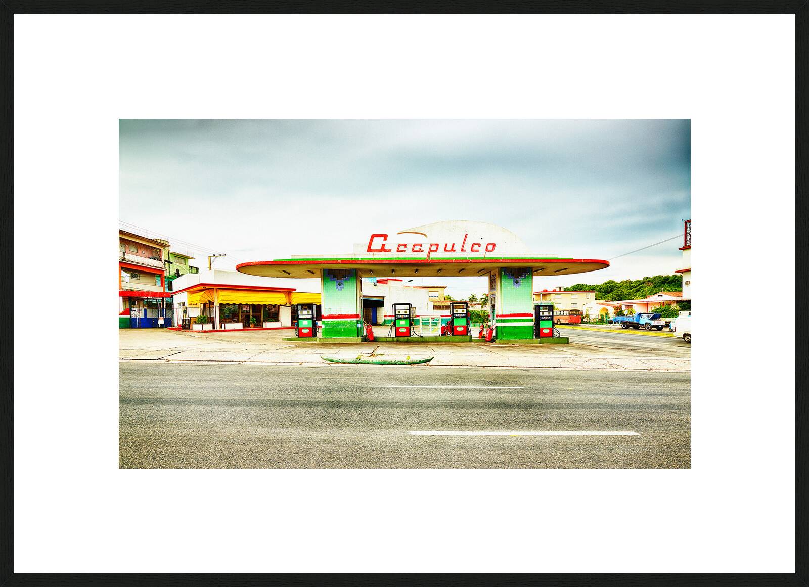 Acapulco Gas Station by Werner Pawlok - Limited Edition. Edition of: 150. Signed.