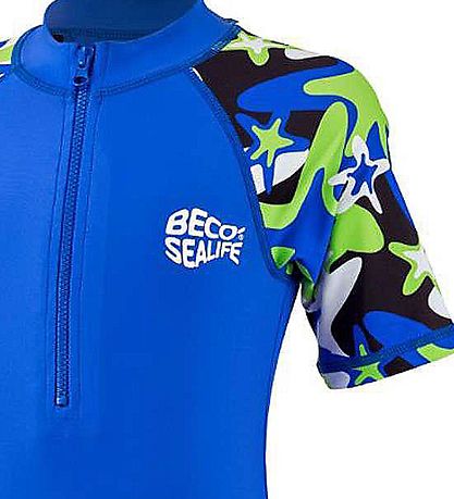 BECO Schwimmanzüg - Sealife - UV 50+ - Blau/Camouflage