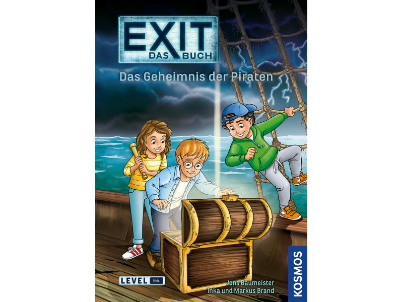 Kosmos EXIT Kids: Das Buch – Das Geheimnis der Piraten Das Spiel im Buchformat