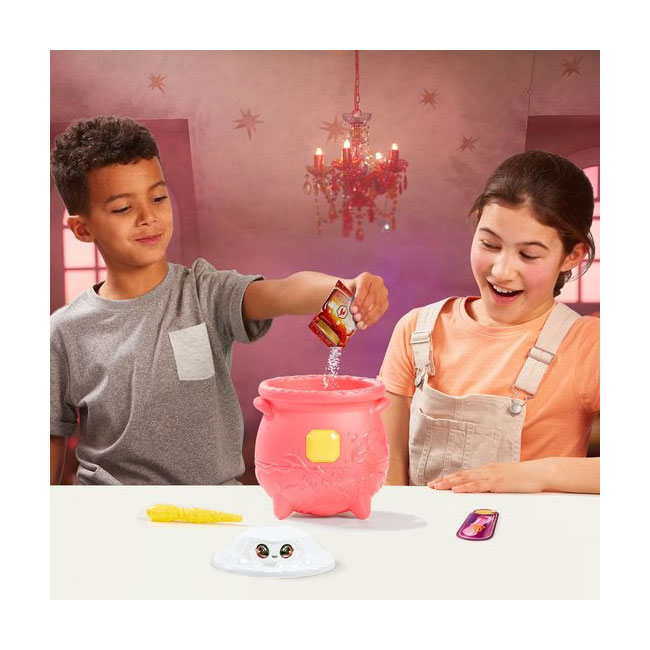 Magic Mixies Magical Gem Suprise Magische Ketel Vuur - Maak je Mixie Plushie