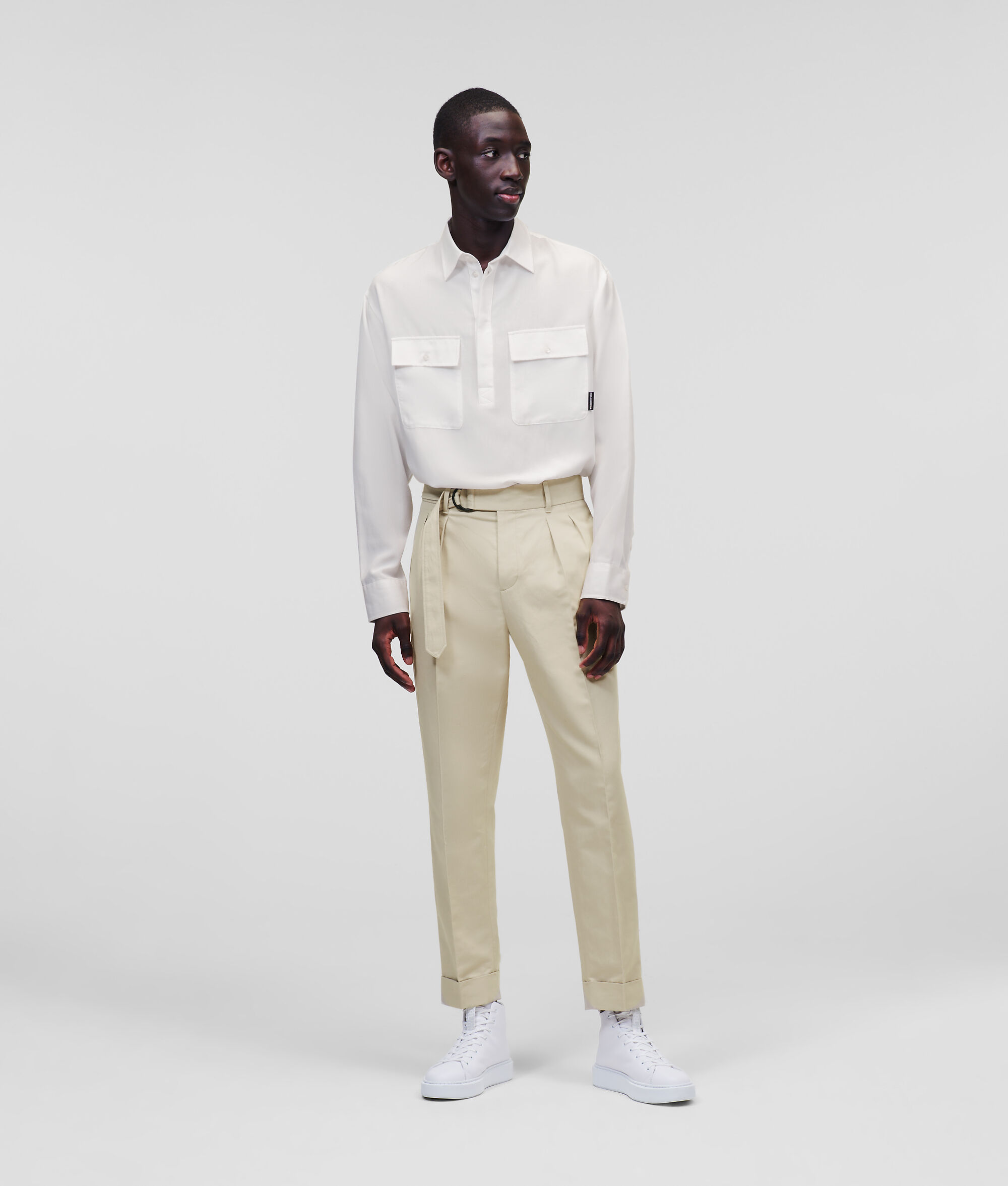 CHEMISE EN MÉLANGE DE LIN