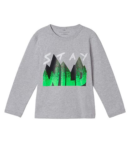 Stella McCartney Kids Kinderbluse - Stay Wild - Thunder