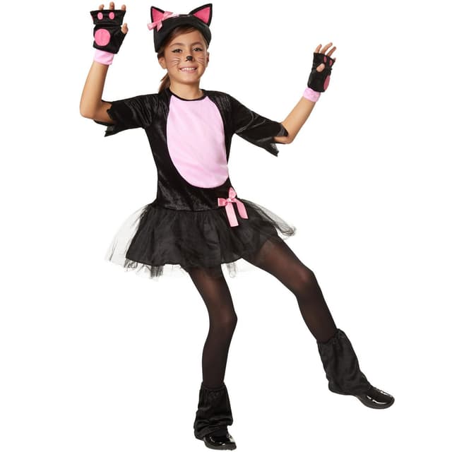 Pink fløjlspote kostume