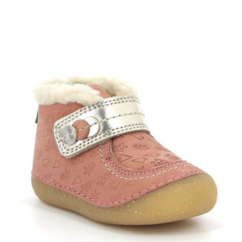 Kickers Kickers So Schuss Fourrées Rose