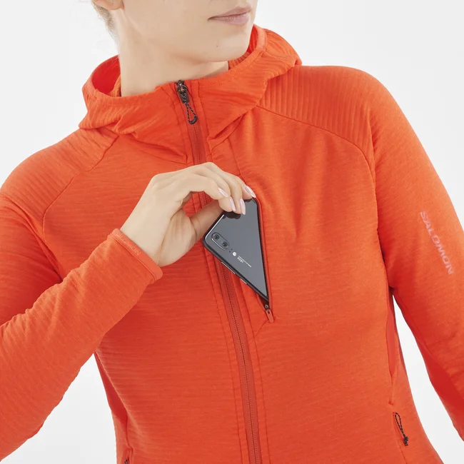 ESSENTIAL LIGHTWARM  Midlayer-Kapuzenjacke Damen