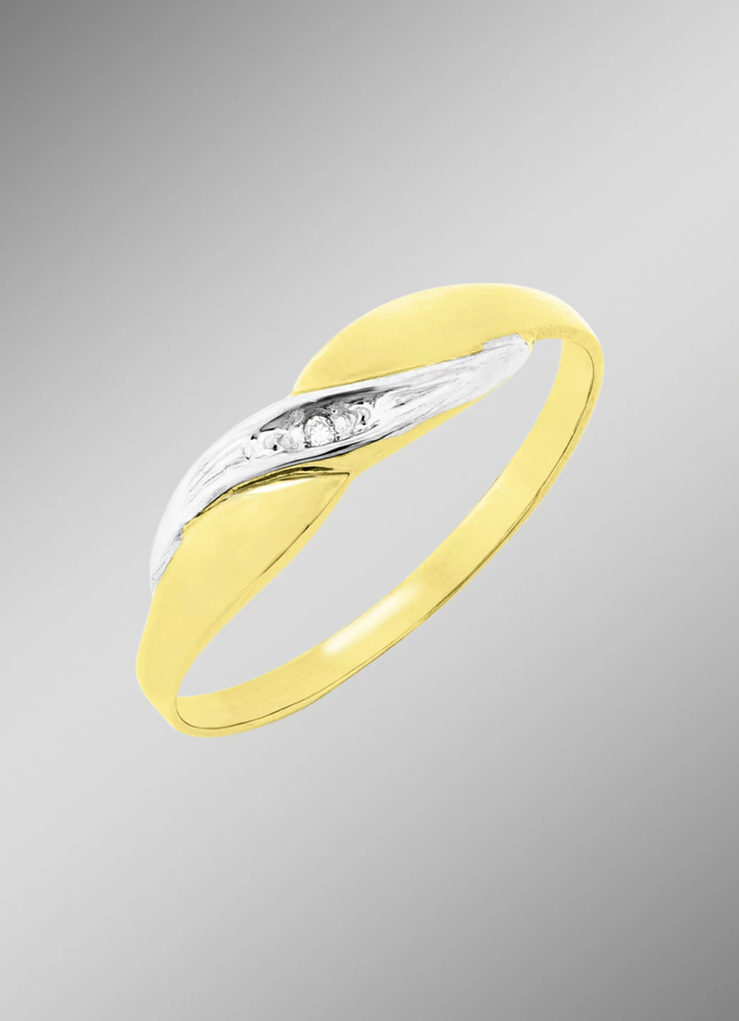 Damenring in Bicolor