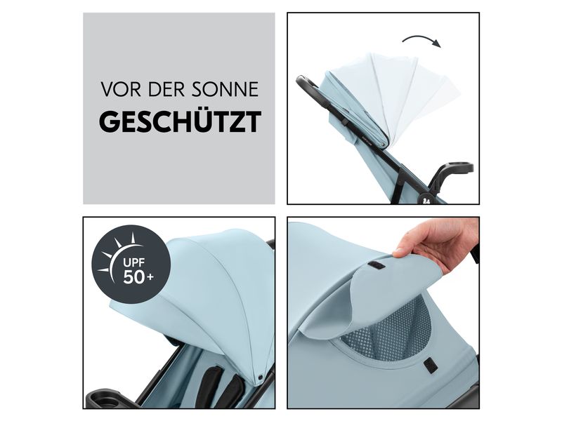 Hauck Buggy Shop N Care Dusty Blue Kinderwagen für die Stadt