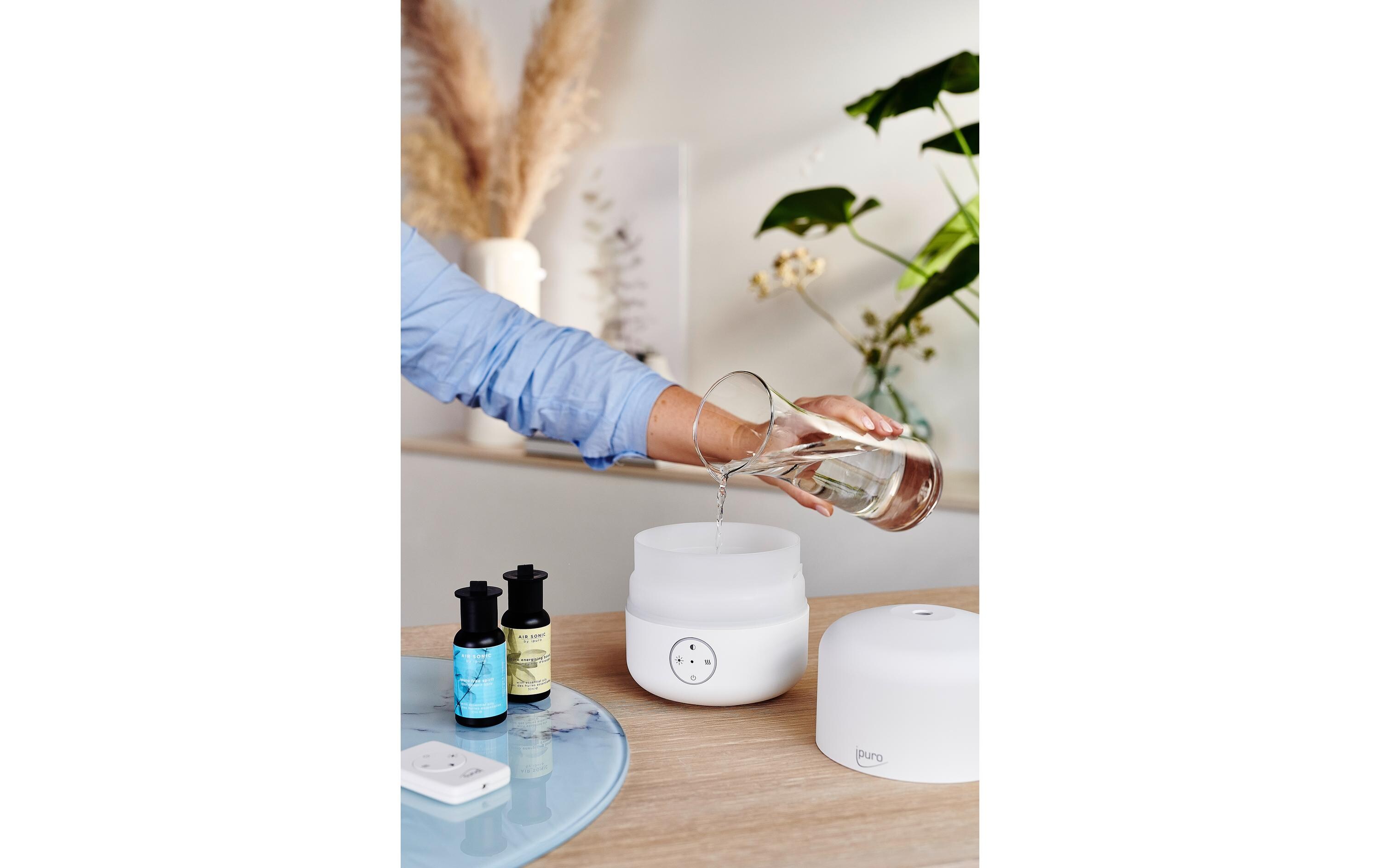 Aromavernebler Air Sonic Good Mood WeissDuftverdampfer mit Fernbedienung