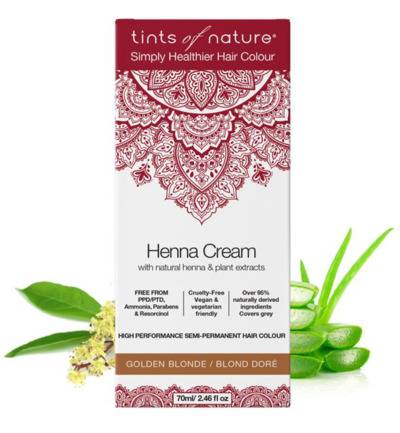 Tints Of Nature Henna cream golden blond semi permanent (70 ml)