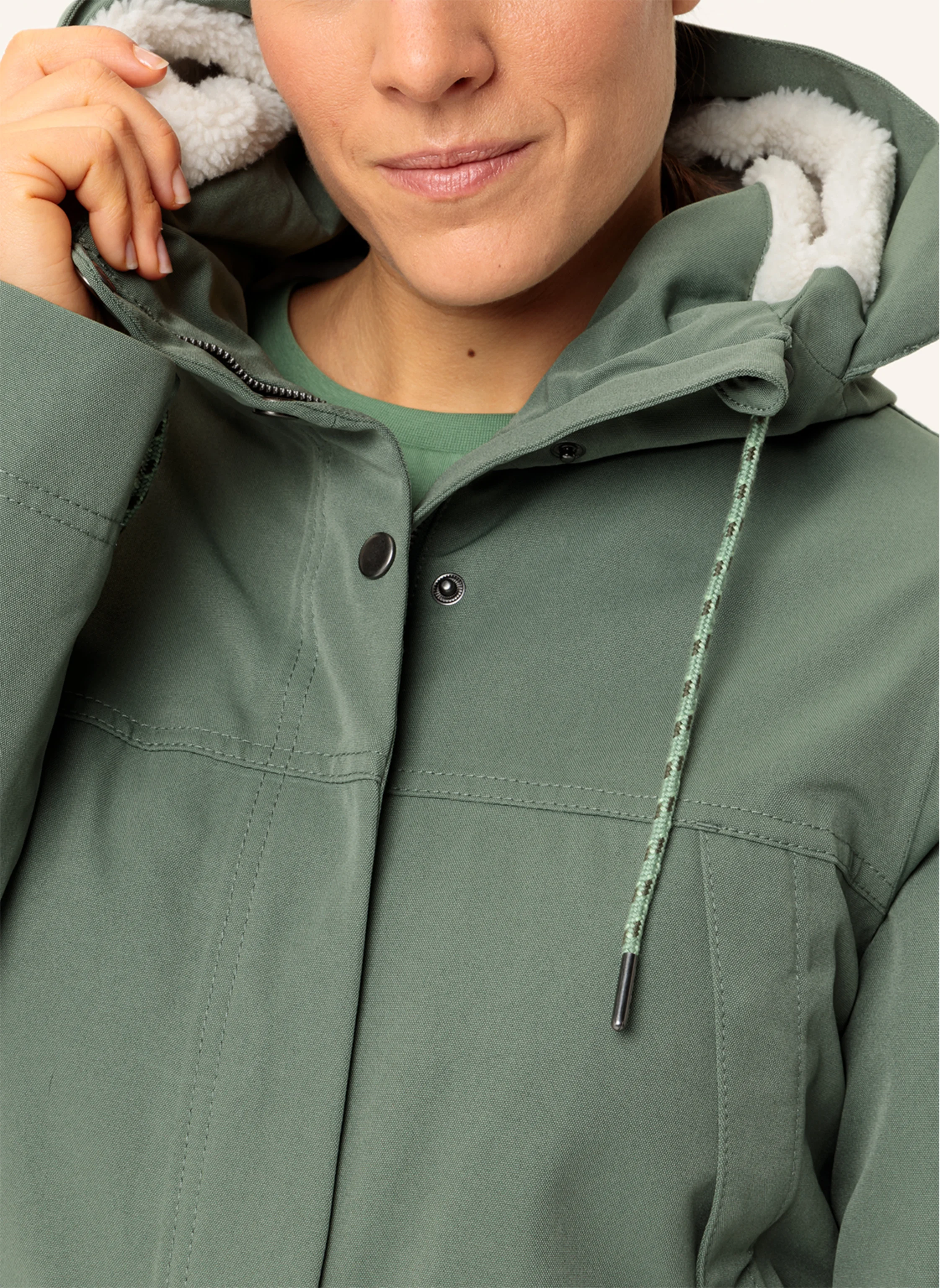VAUDE Parka MANUKAU mit Teddyfell