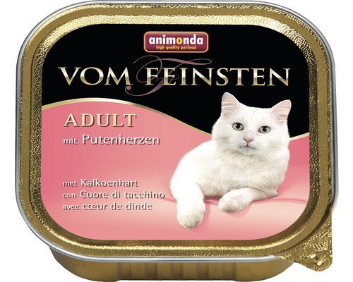 Animonda Finest natvoer voor katten met kalkoenharten, 100 g