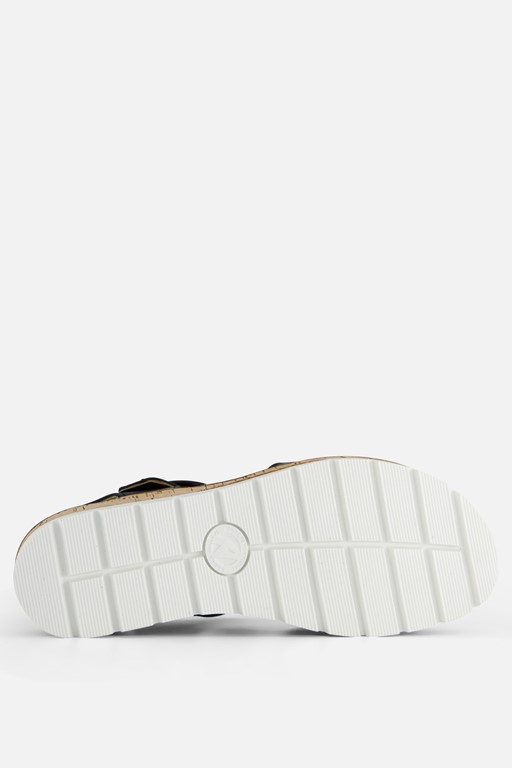 Feyn Mia 96 Sandalen zwart Leer