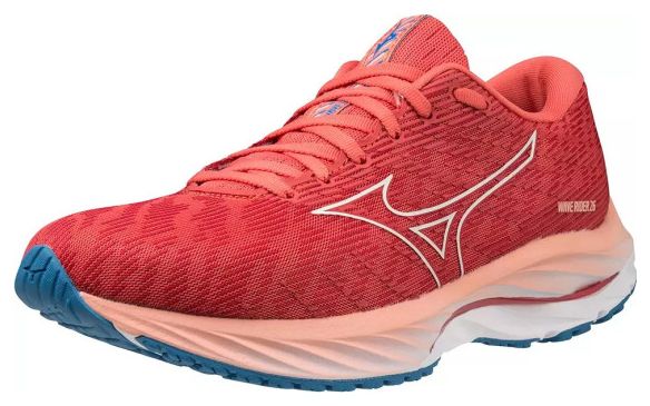 Chaussures de Running Femme Mizuno Wave Rider 26 Rose