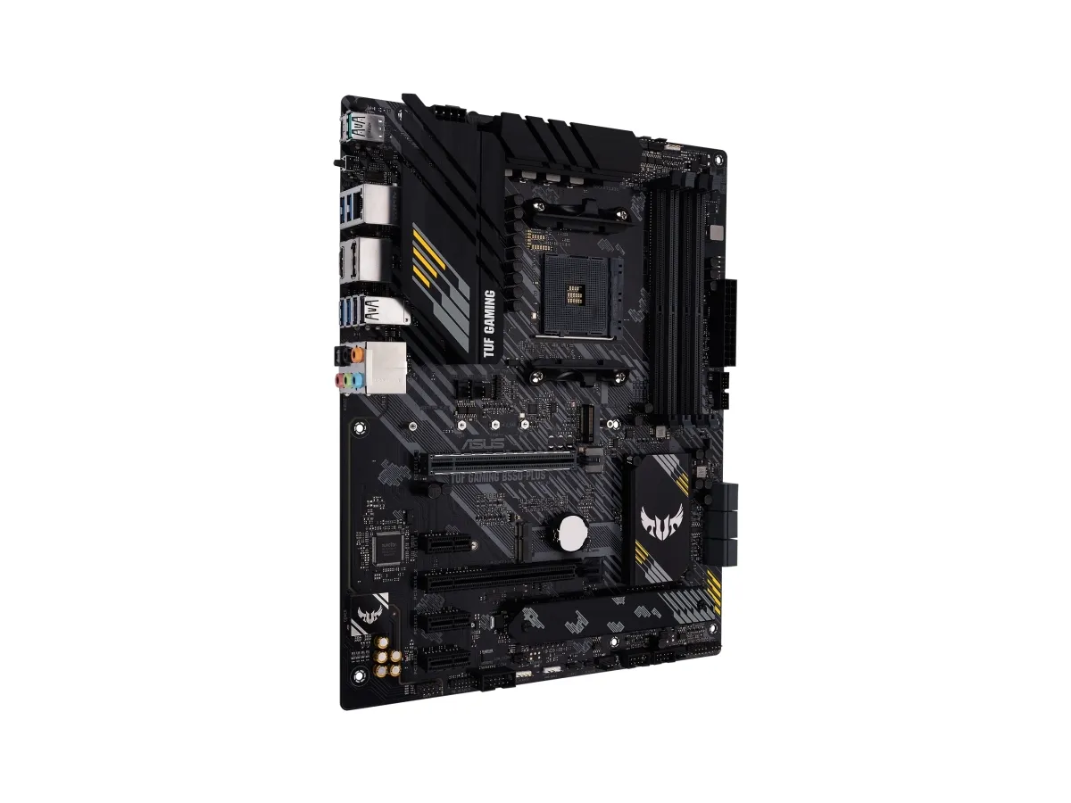 ASUS TUF GAMING B550-PLUS WIFI II - Bundkort - ATX - Socket AM4 - AMD B550 Chipset - USB-C Gen2, USB 3.2 Gen 1, USB 3.2 Gen 2 - 2.5 Gigabit LAN, Wi-Fi 6, Bluetooth - onboard grafik (CPU påkrævet) - HD Audio (8-kanaler)
