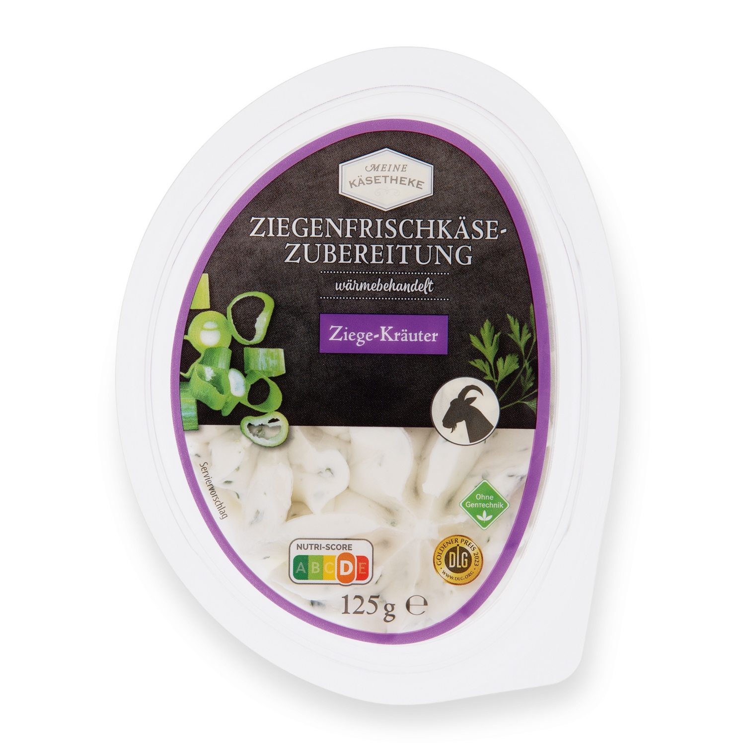 MEINE KÄSETHEKE Frischkäsezubereitung, Ziege-Kräuter 125 g
