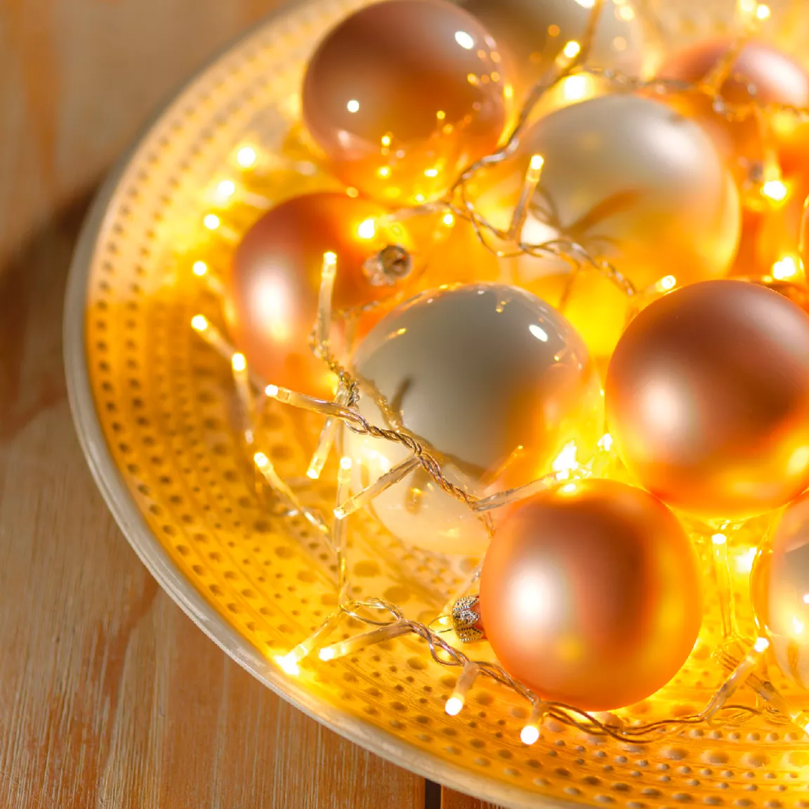 Guirlande lumineuse 34 m 1500 LED câble transparent Luxe Blanc chaud
