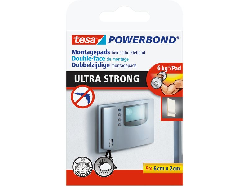 tesa Tabs Powerbond Ultra Strong doppelseitige Klebepads Doppelseitige Pads