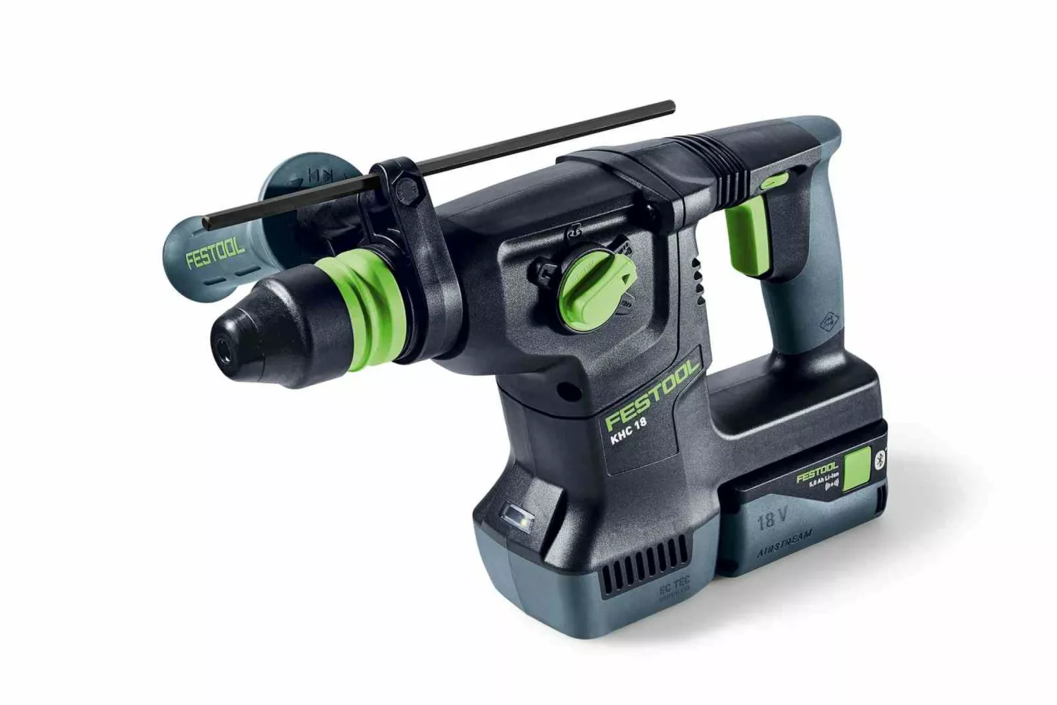 Festool KHC 18 5,0 EBI-Plus Accu-combihamer (2x 5.0Ah accu) in systainer
