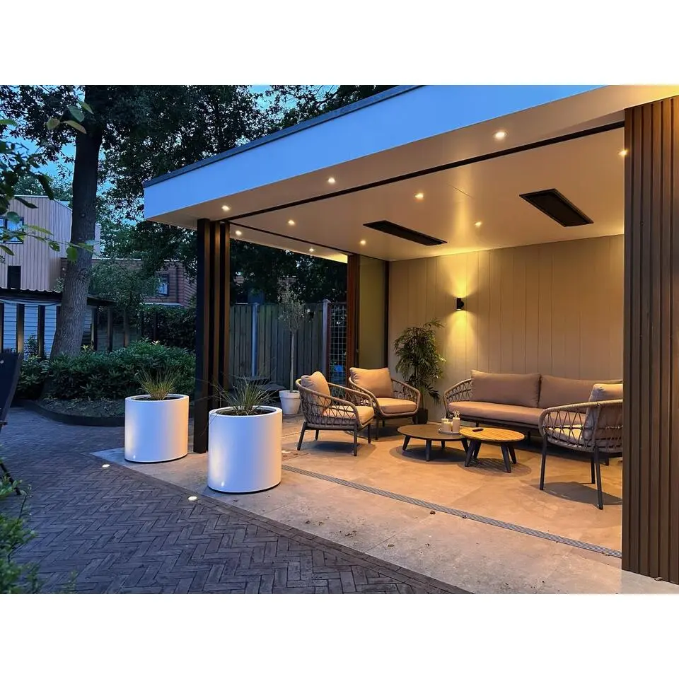 Julia stoel bank loungeset - 5-delig - antraciet