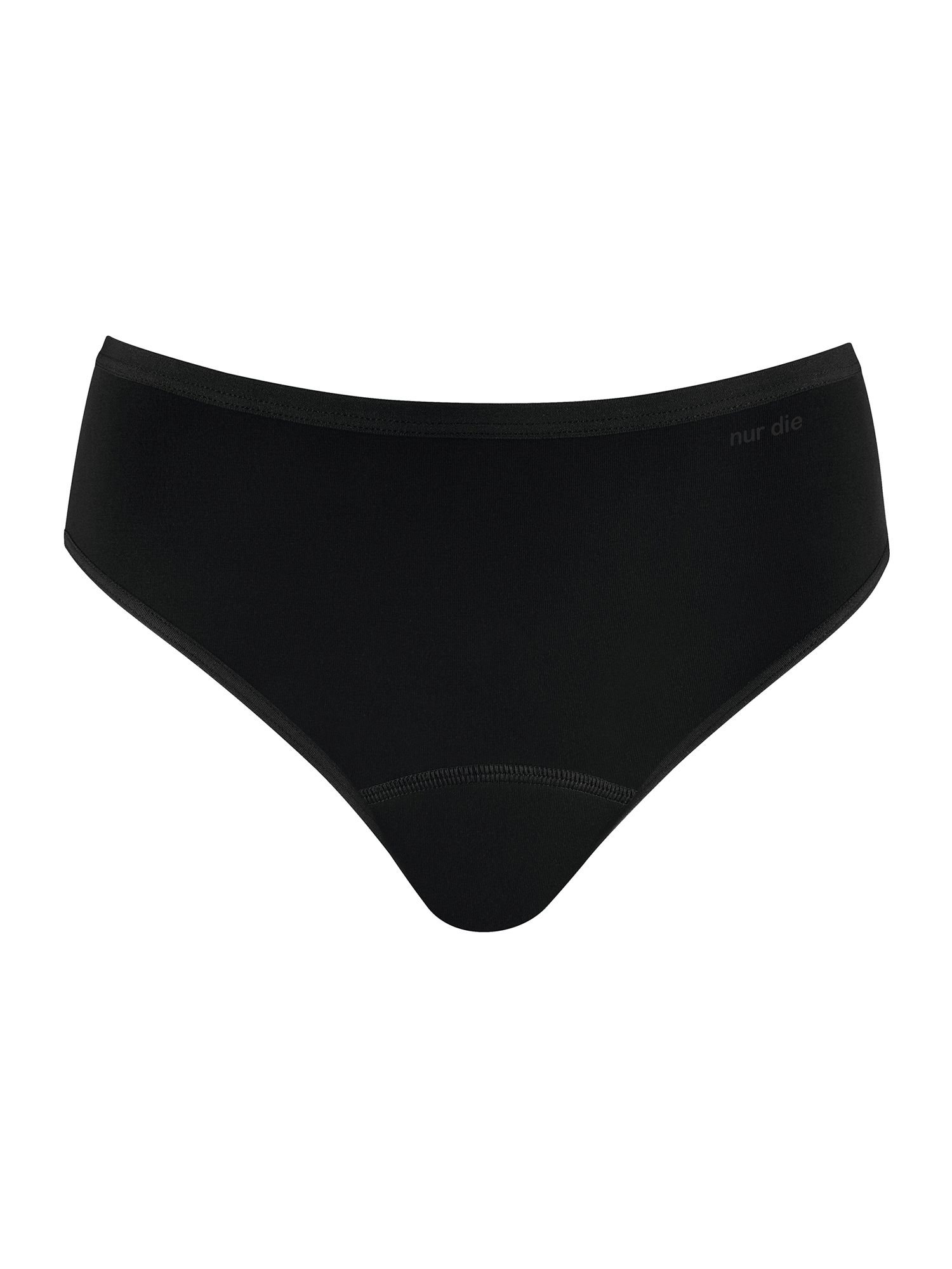 NUR DIE Hygienewäsche Alles Unbeschwert Slip - schwarz - Größe 48-50