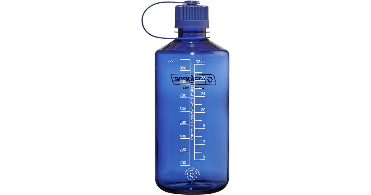 NalgeneNarrow Mouth Sustain Water Bottle, 1 Liter  drinkfles  (Lichtblauw)