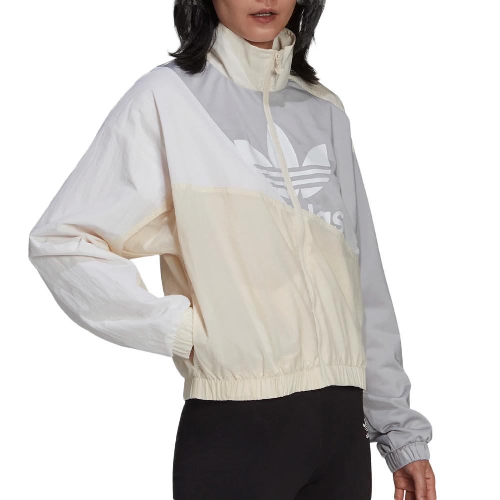 Adidas Veste de survêtement Beige Femme Adidas Track Top