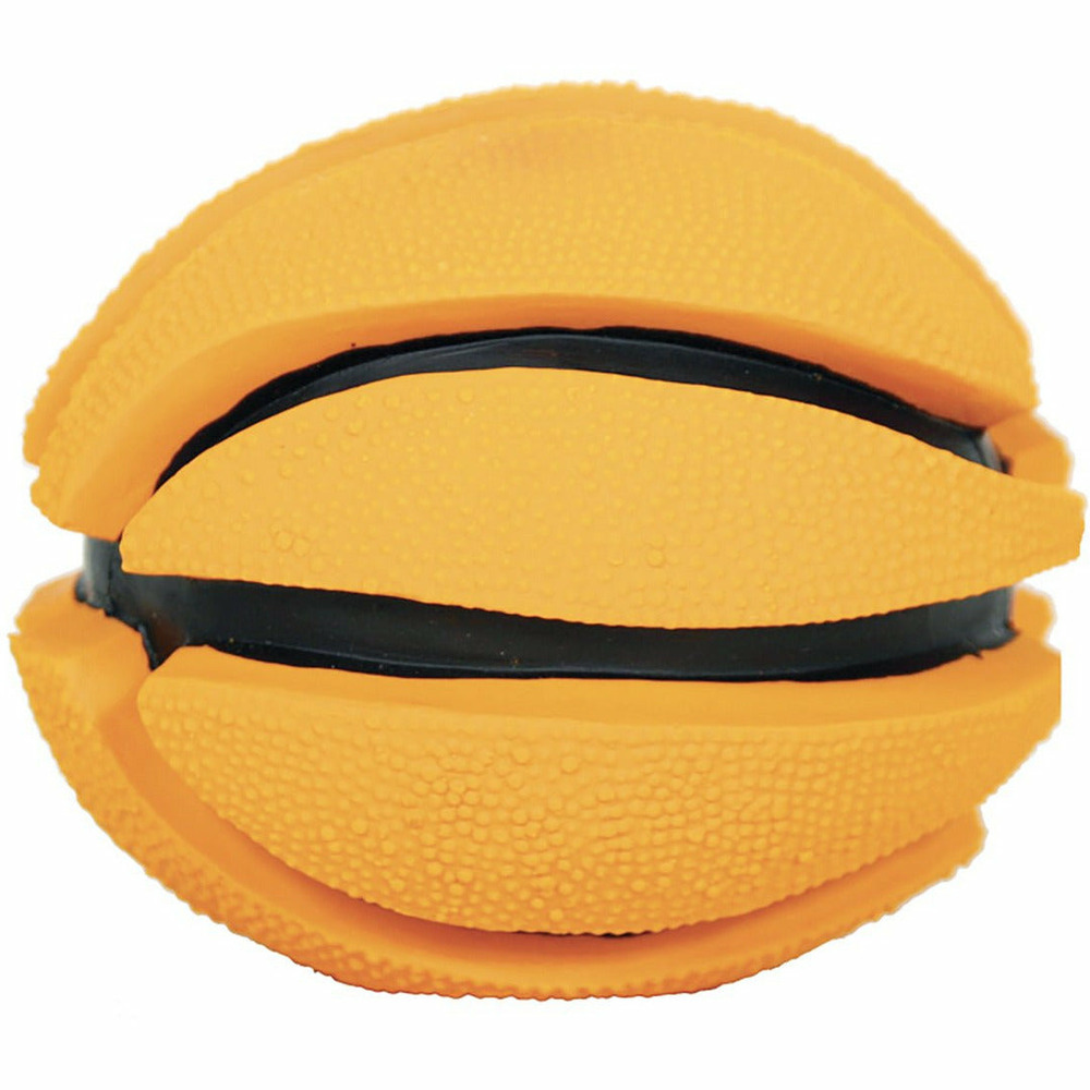 Ballon de basket pour chiens en latex naturel, non sonore