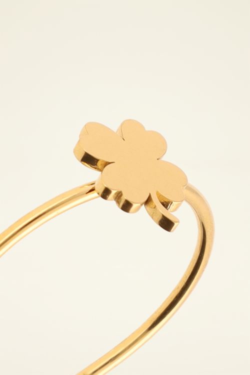 Ring met klavertje