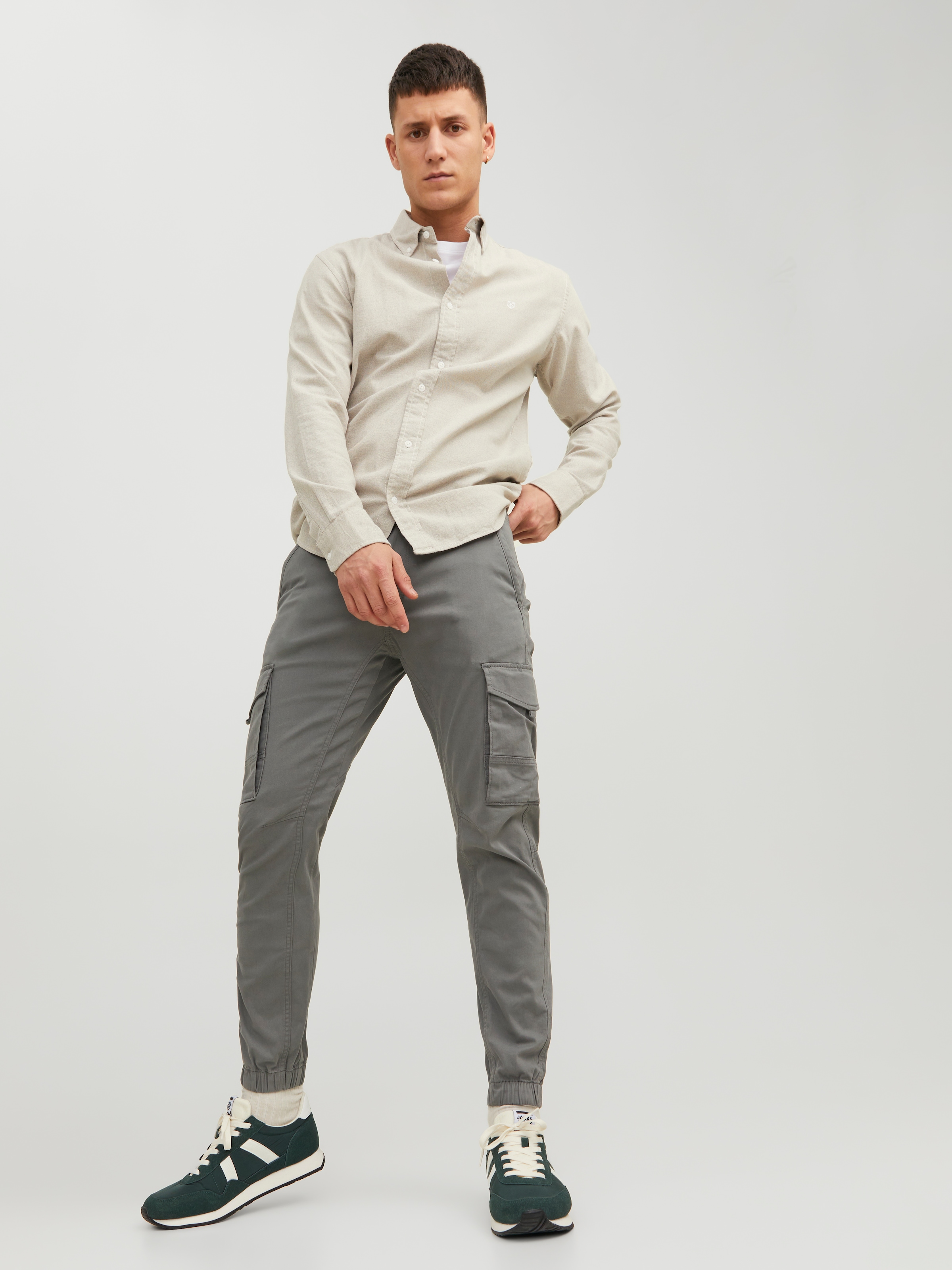 Jack & Jones Cargohose »JPSTPAUL JJFLAKE CARGO NOOS«  mit Beintaschen