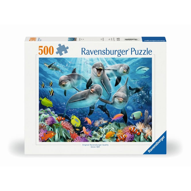 Puzzle - Delfine im Korallenriff - 500 Teile