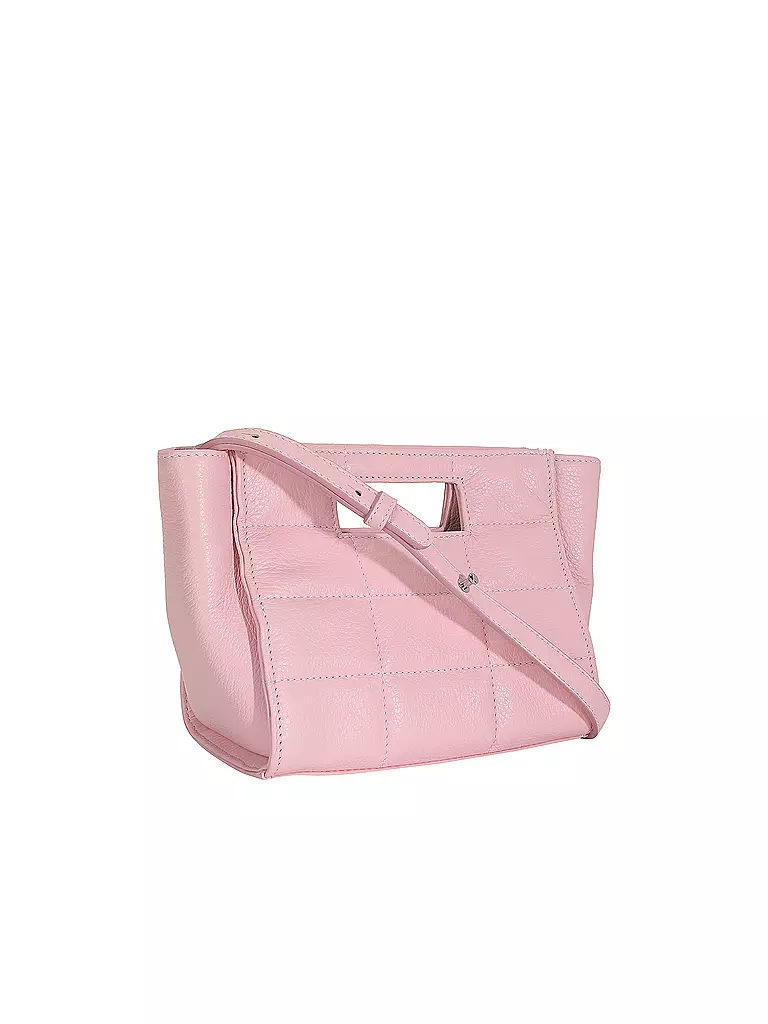 JULIA SKERGETH Ledertasche - Mini Bag THE QULITED BAG MINI rosa
