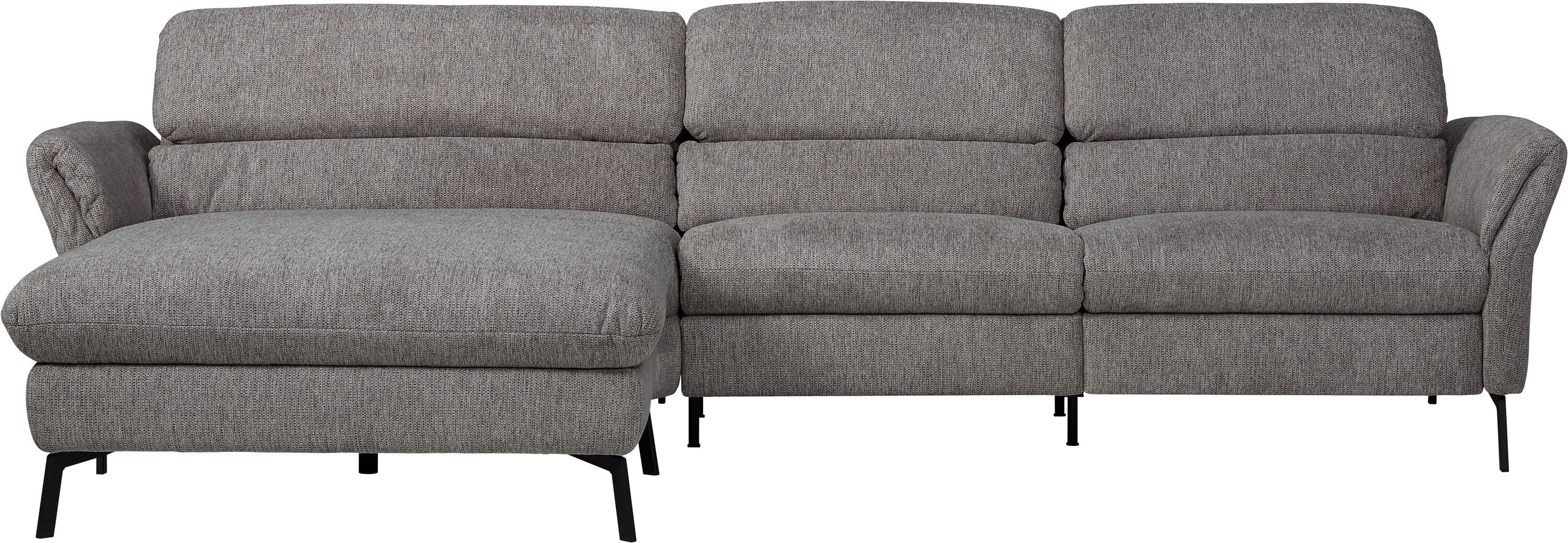 SEBO Ecksofa - Mittelgrau / B: 284.0 cm x T: 161.0 cm x H: 84.0 cm