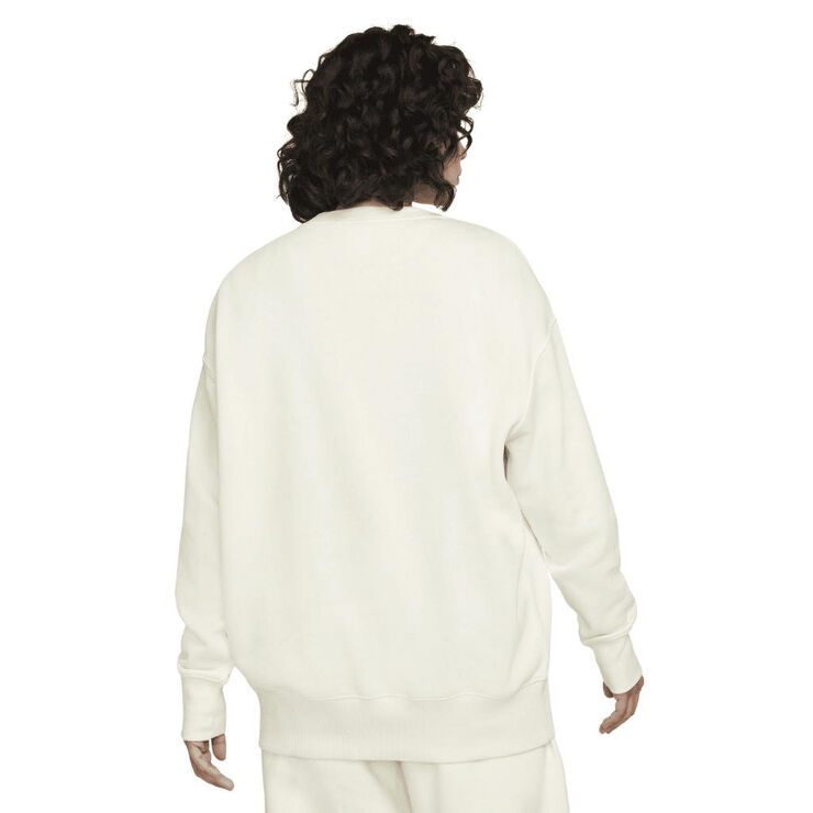 Nike sportswear phoenix fleece oversized sweatshirt Sail/black