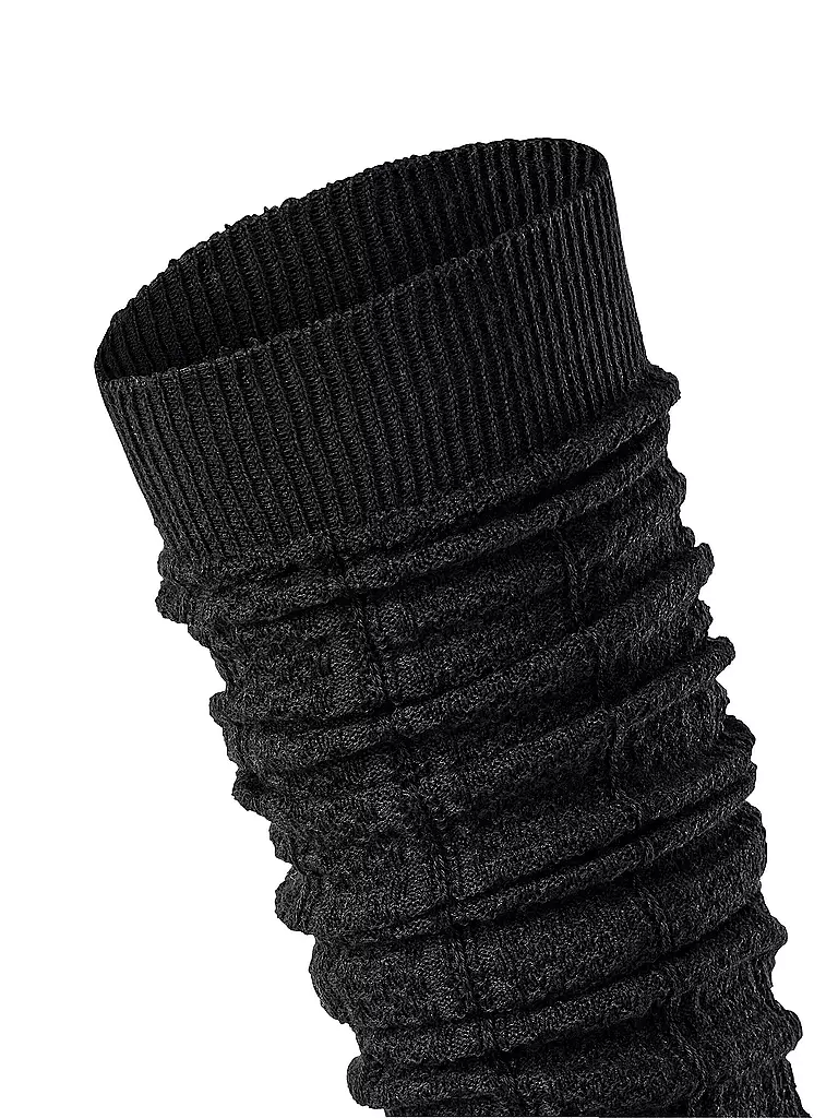 FALKE Stulpen NEEDLEPOINT black schwarz