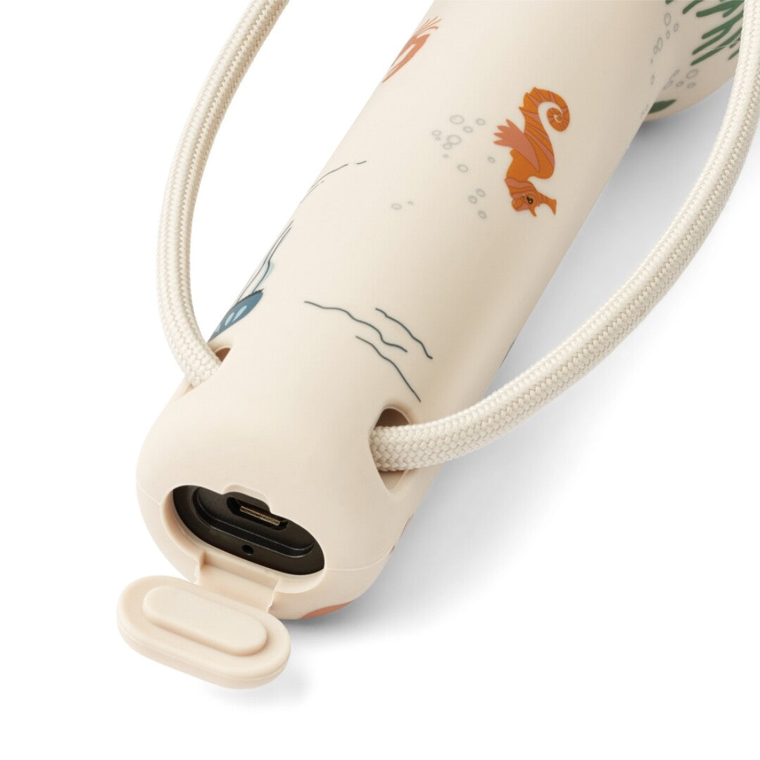 Liewood oplaadbare zaklamp gry - sea creature sandy