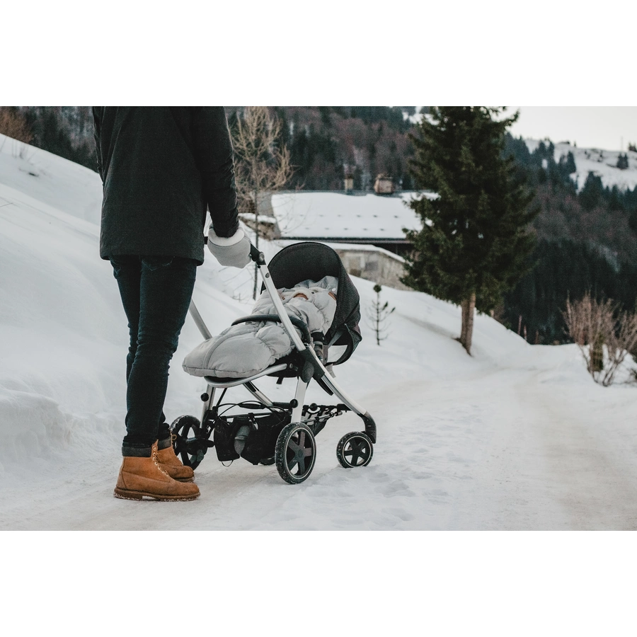 BEABA® Kinderwagenhandschuhe graumeliert