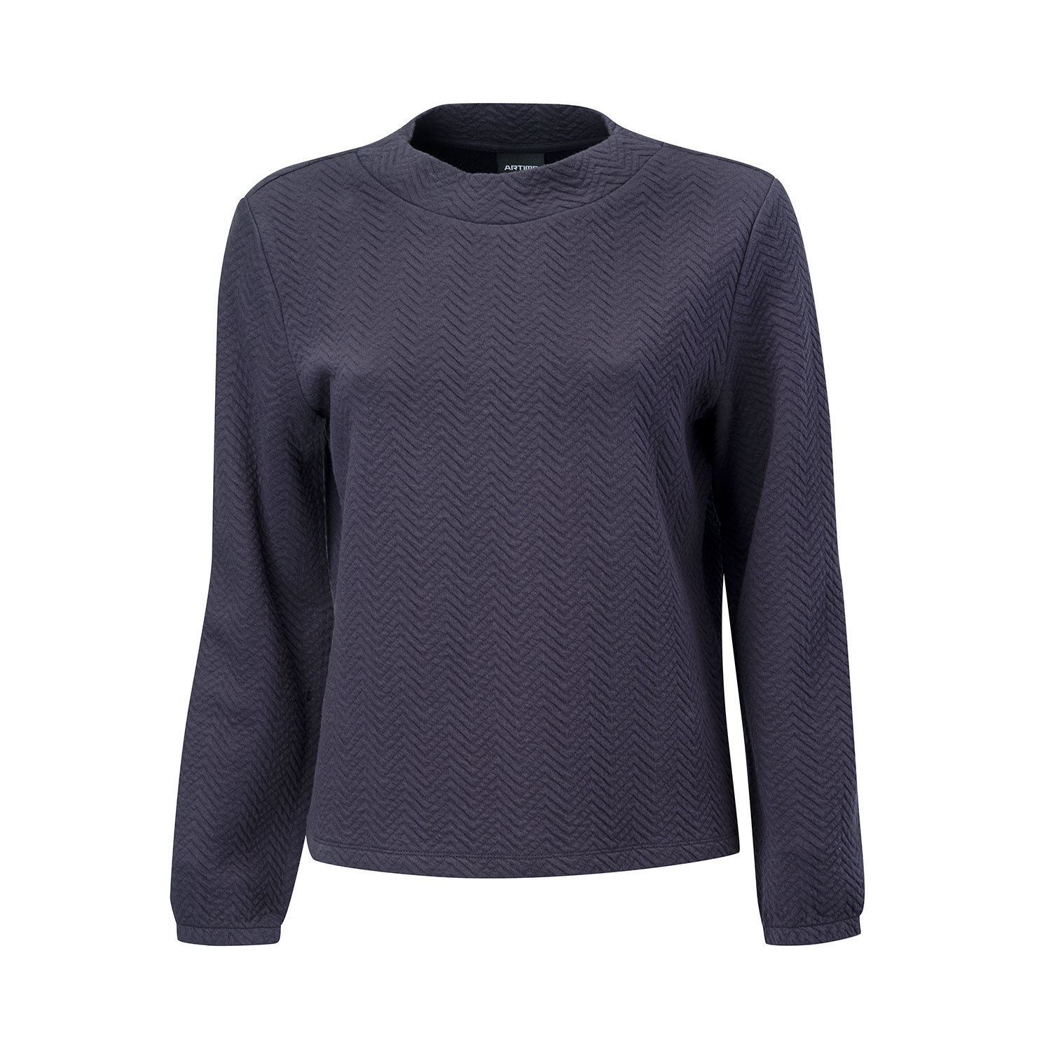 Damen Sweatshirt mit Zickzack-Struktur