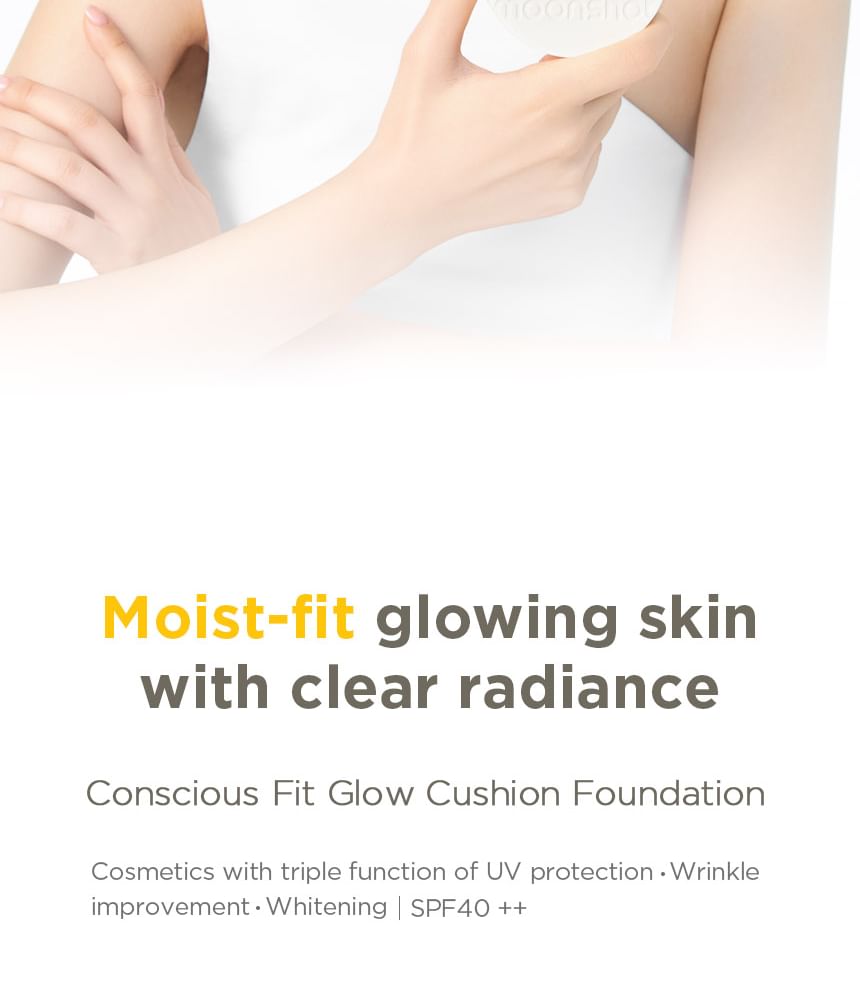Moonshot - Conscious Fit Glow Cushion Foundation - 3 kleuren