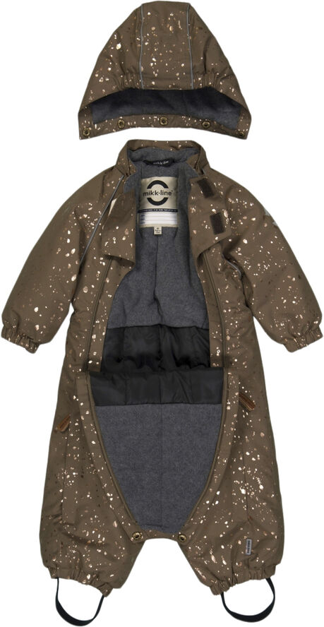 Mikk-Line Polyester Baby Suit - Glitter Chocolate chip