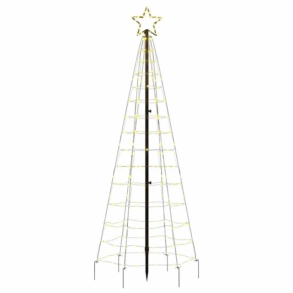 vidaXL - Led-kerstboom - Warmwit