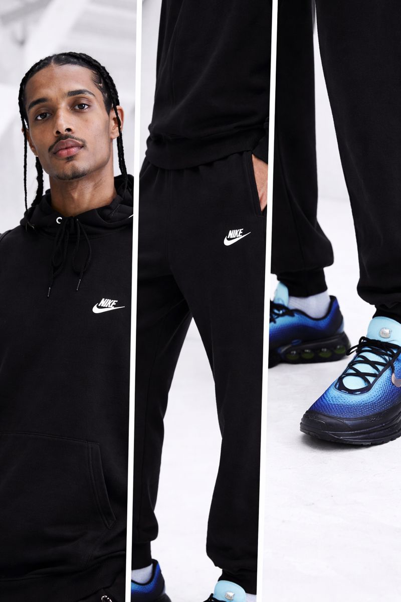 Nike Club Fleece Trainingspak Heren Zwart
