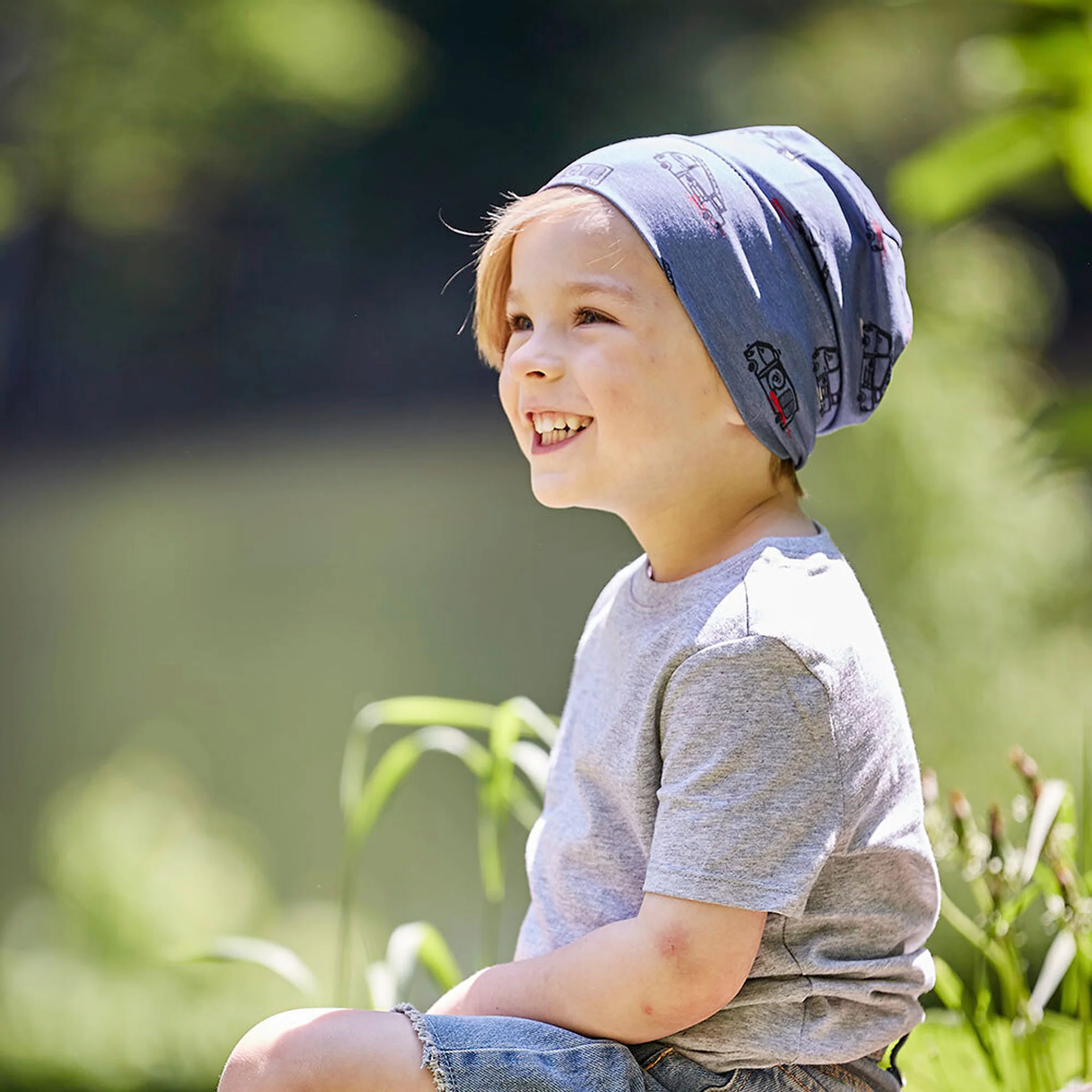 maximo Beanie Feuerwehr blau