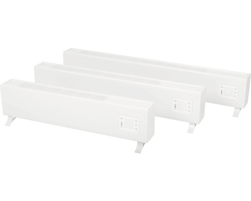 Convector EUROM Alutherm 112,5 x 21 cm 2000 W zwart