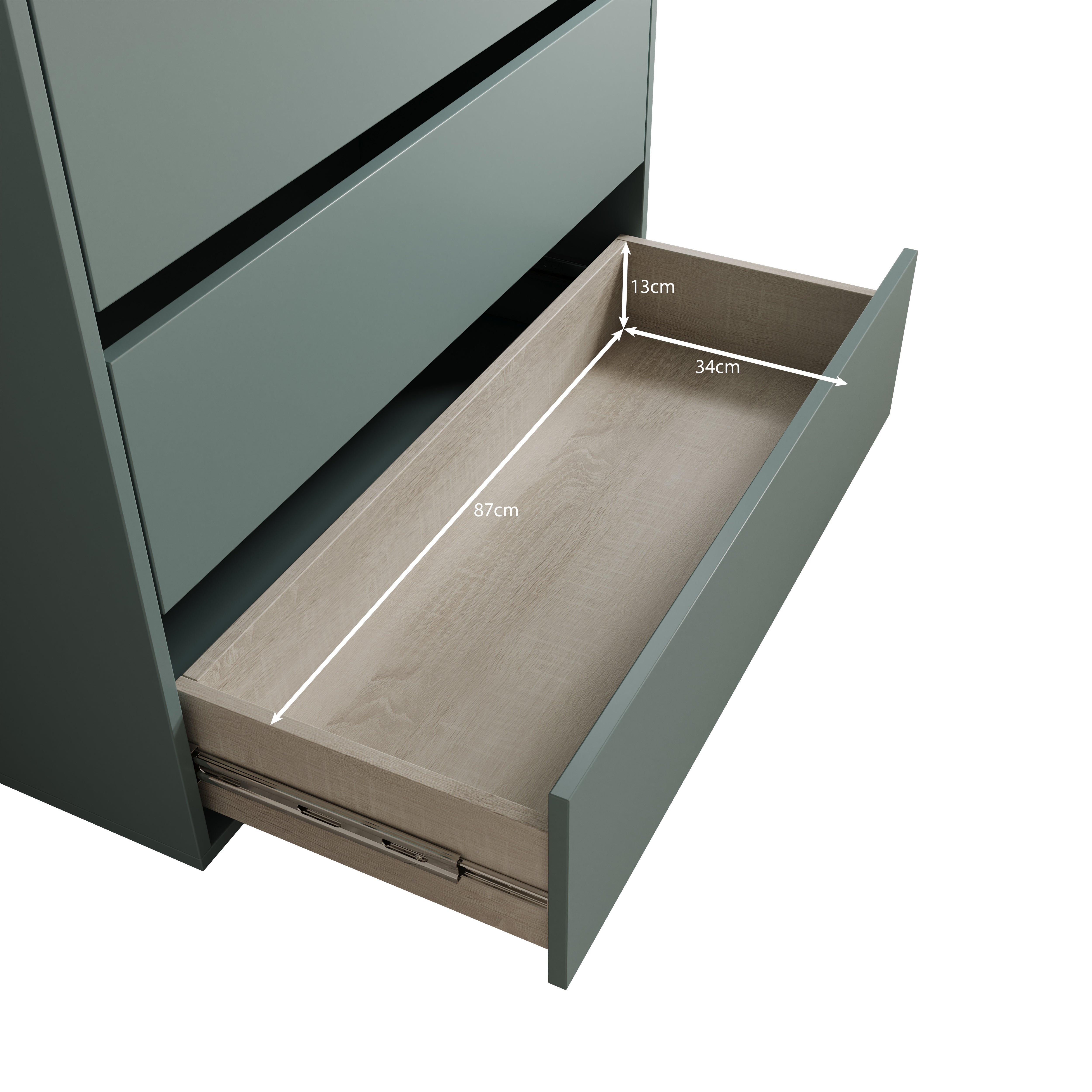 Tivaro - Ladekast - Beige - 94x41x87 cm
