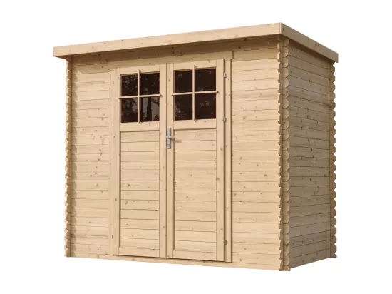 TIMBELA M310F Abri de jardin en bois -porte verrouillable de haute qualité - 2.63 m2